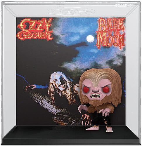 FUNKO POP! Cover with Case: Ozzy Osbourne - Bark at the Moon (Flocked) (Large Item, Vinyl Figure)