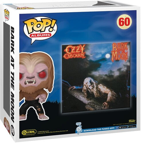 FUNKO POP! Cover with Case: Ozzy Osbourne - Bark at the Moon (Flocked) (Large Item, Vinyl Figure)