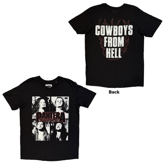 Cowboys From Hell Flames Unisex T-Shirt (Black)