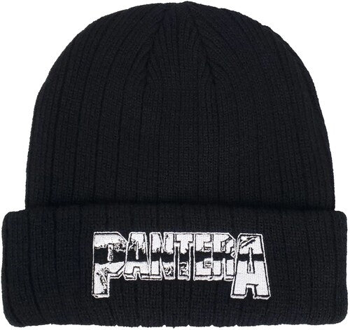 Pantara - Embroidered Logo - Acrylic Knit Hat - Black BN315111H00 (Hat, One Size Fits All, Black)