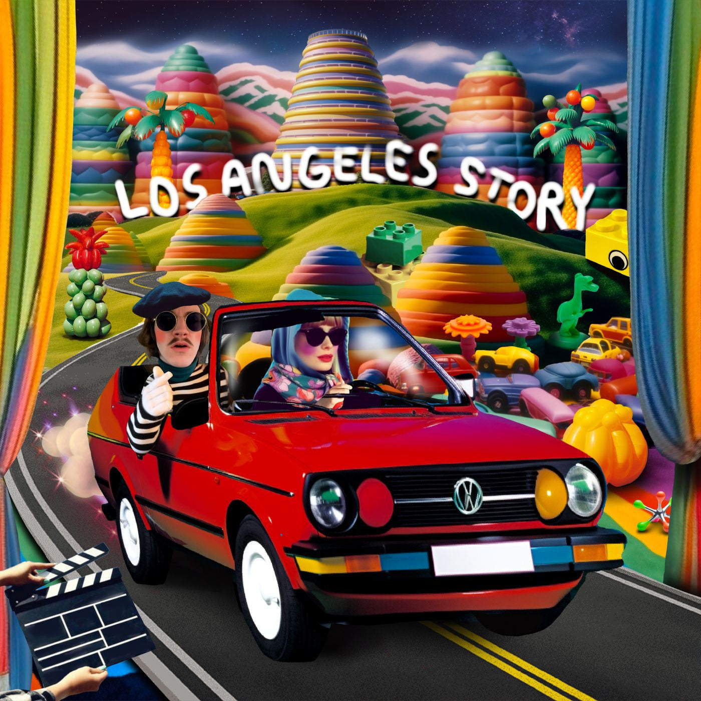 Los Angeles Story (Clear W/ Red And Black Swirl Vinyl)