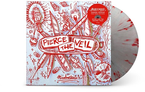 Pierce the Veil Misadventures (Indie Exclusive, Limited Edition, Colored Vinyl, Red, Silver)