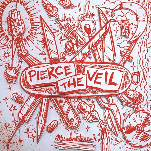 Pierce the Veil Misadventures (Indie Exclusive, Limited Edition, Colored Vinyl, Red, Silver)