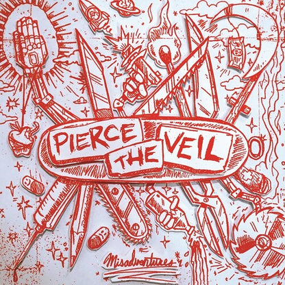Pierce the Veil Misadventures (Indie Exclusive, Limited Edition, Colored Vinyl, Red, Silver)
