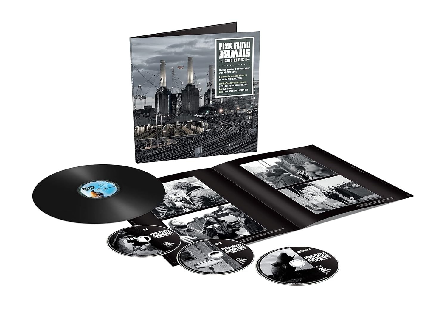 Animals: 2018 Remix (Boxed Set, With CD, With Blu-ray, With DVD, 180 Gram Vinyl)