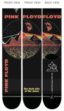 Perri's - Pink Floyd - Dark Side of the Moon 50 Years Dye Sublimation - Crew Socks