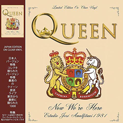 Now We're Here - Estadio Jose Amalfitani 1981 - (Limited Edition, Clear Vinyl) [Import]