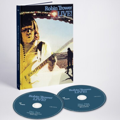 Robin Trower Live! 50th Anniversary Edition (2 Cd's)
