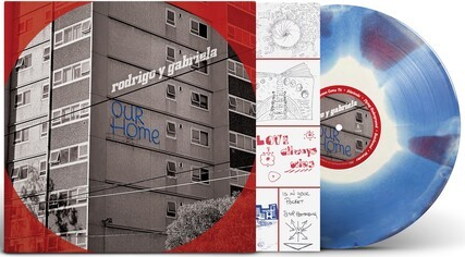 Our Home (White, Red & Blue Layered Colored Vinyl)