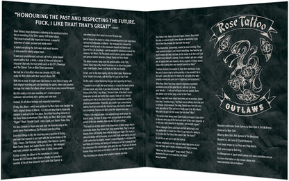 Rose Tattoo Outlaws (Gatefold LP Jacket) (2 Lp's)