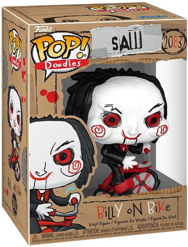 Funko POP! Movies: Saw: Billy on Bike (Doodles) (Vinyl Figure, Collectible)