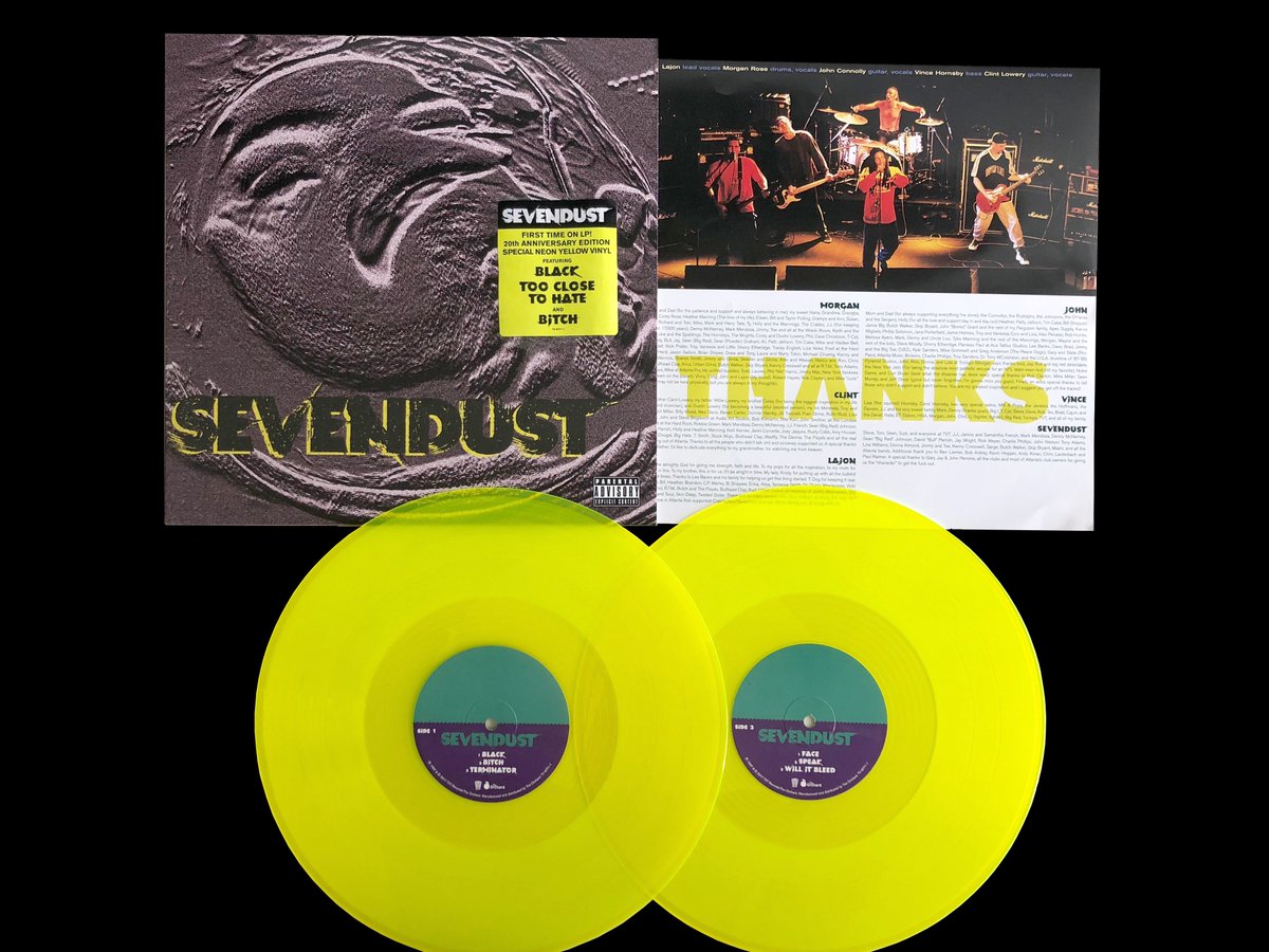 Sevendust: 20th Anniversary Edition (Neon Yellow Vinyl) (2 Lp's)