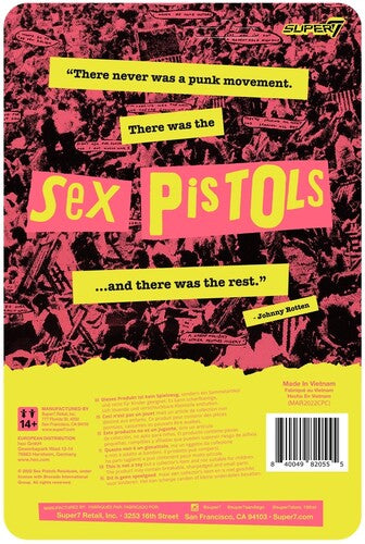 Super7 - Sex Pistols ReAction Wave 1 - Sid Vicious (Collectible, Figure, Action Figure)