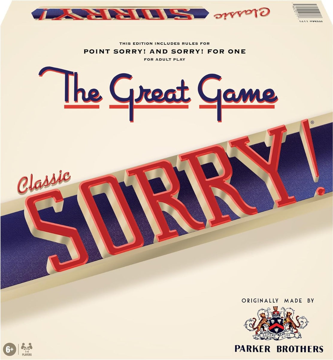 Classic Sorry! (Large Item, Board Game)