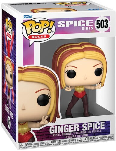 Funko POP! Rocks: Spice Girls - Ginger Spice (Wannabe) (Vinyl Figure, Collectible)