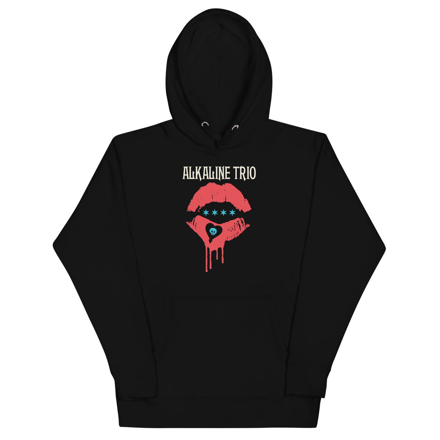 Alkaline Trio Bloody Kiss Hoodie Black