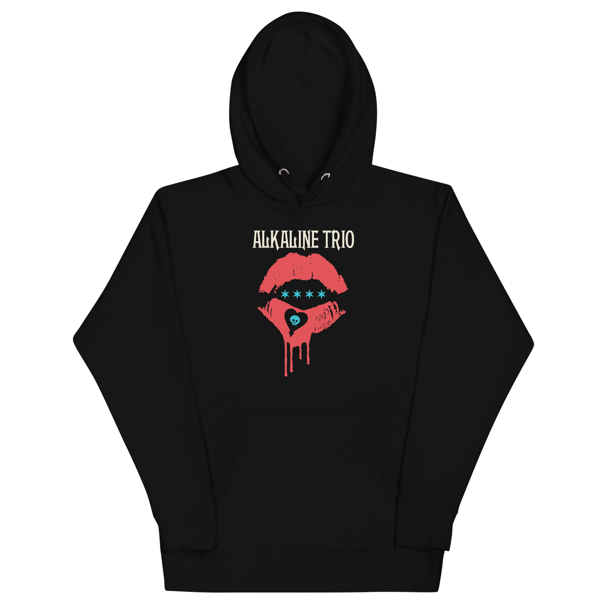 Alkaline Trio Bloody Kiss Hoodie Black