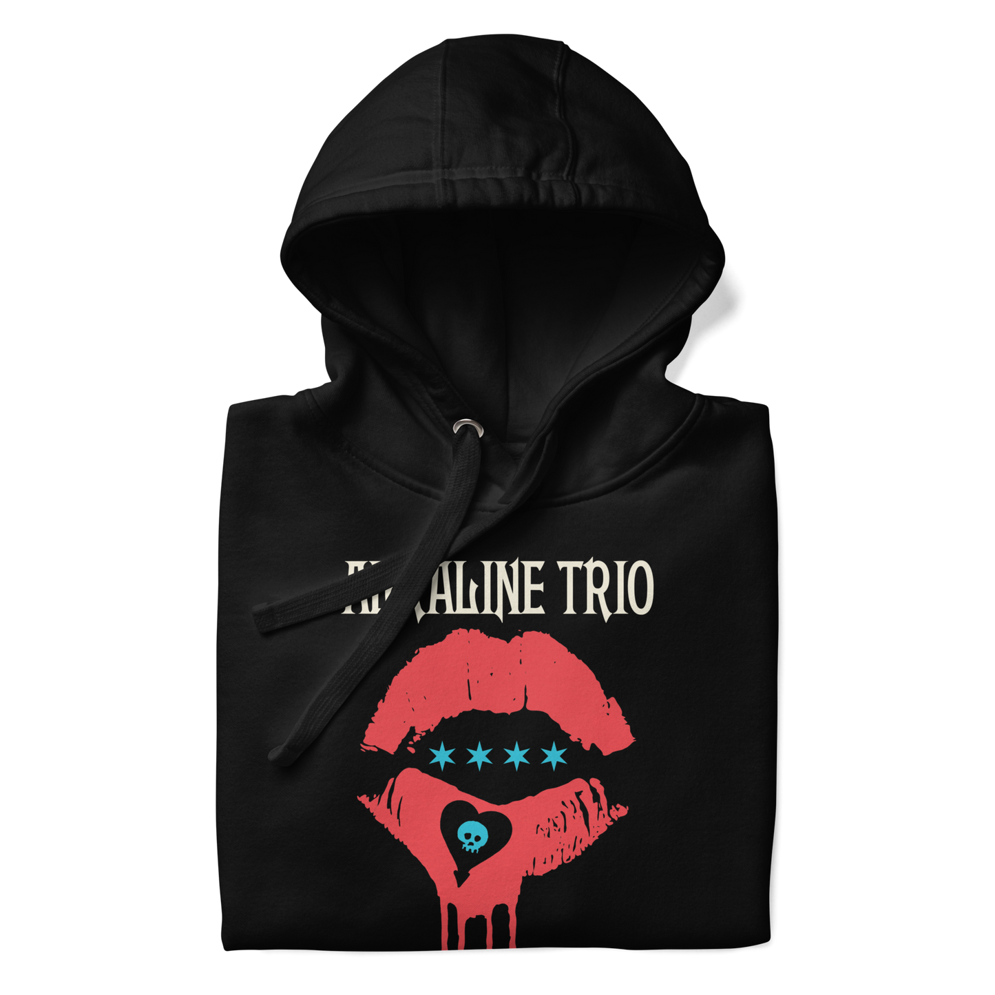 Alkaline Trio Bloody Kiss Hoodie Black