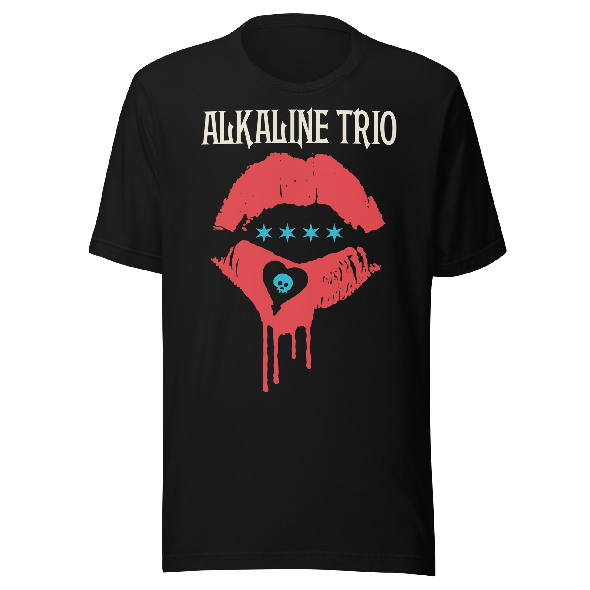 Alkaline Trio Bloody Kiss T-Shirt Black