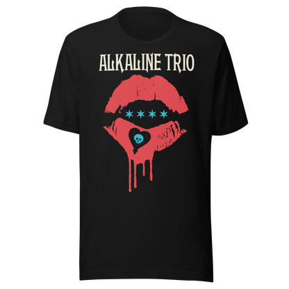Alkaline Trio Bloody Kiss T-Shirt Black