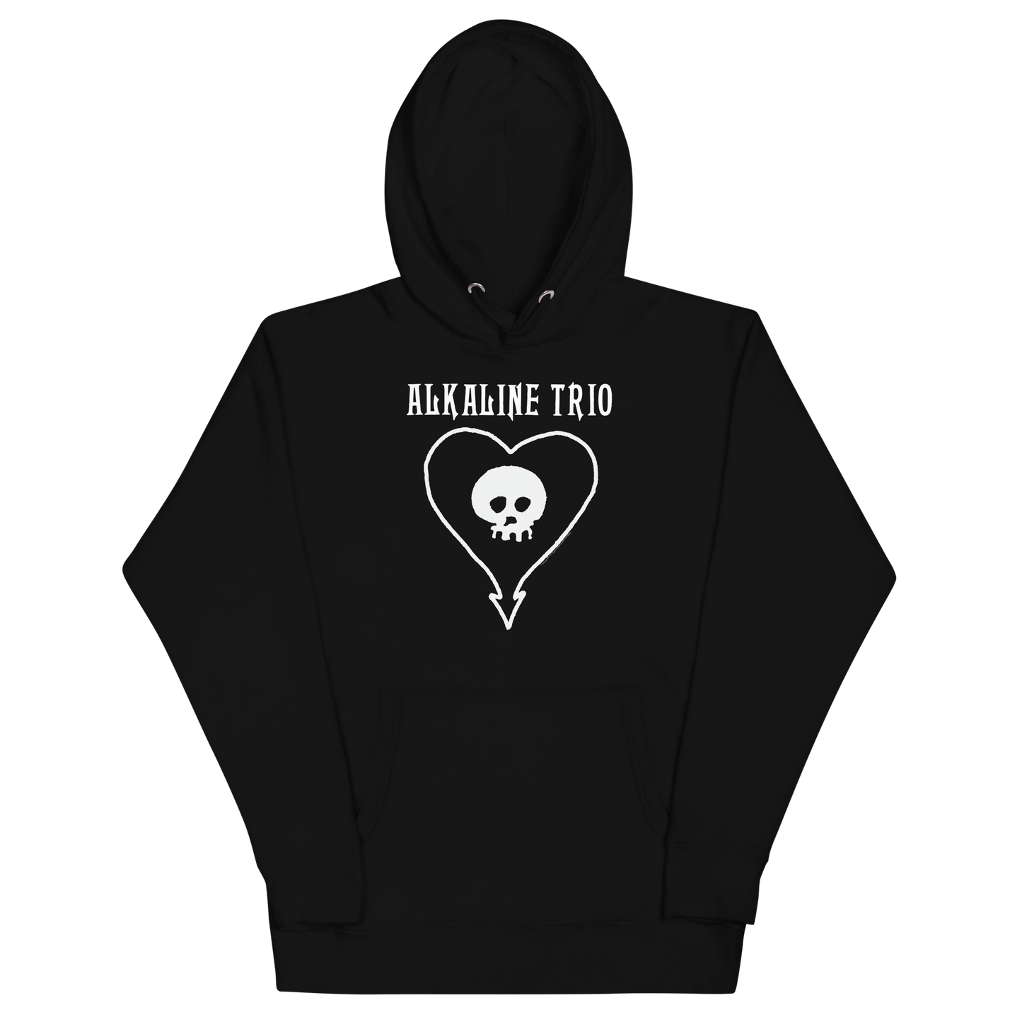 Alkaline Trio Heart Skull Hoodie Black