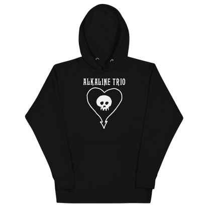 Alkaline Trio Heart Skull Hoodie Black