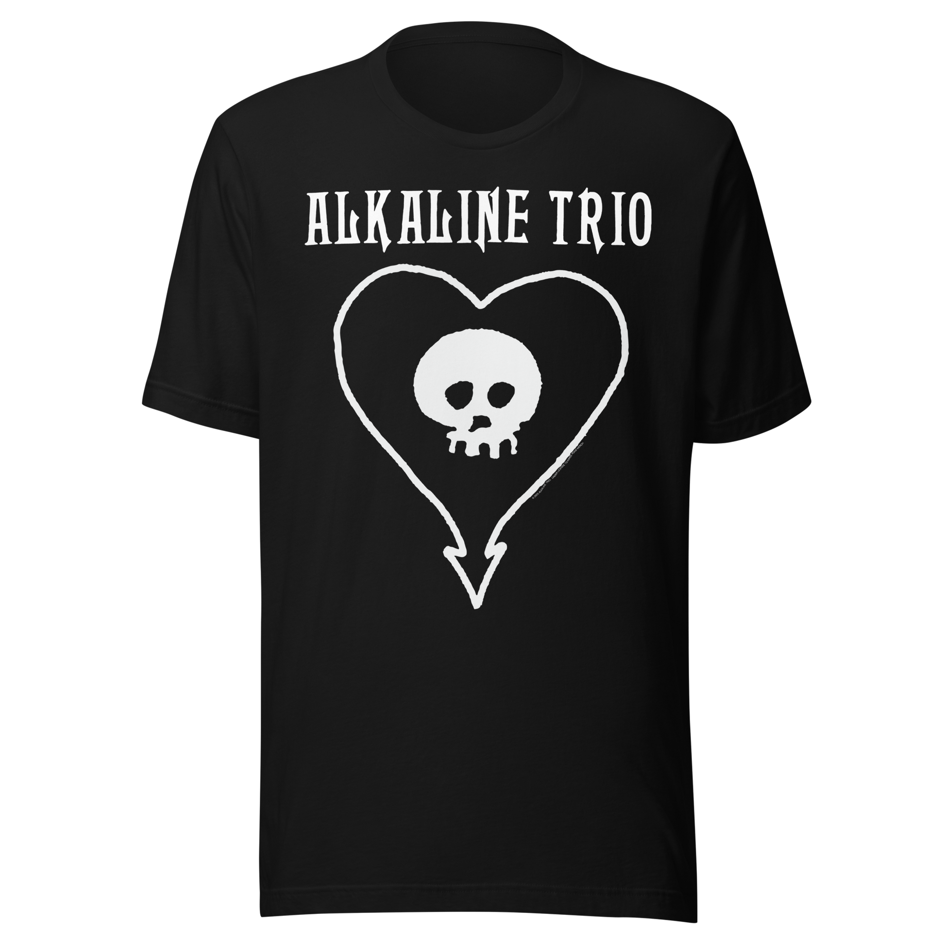 Alkaline Trio Heart Skull T-Shirt Black