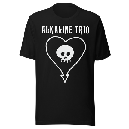 Alkaline Trio Heart Skull T-Shirt Black