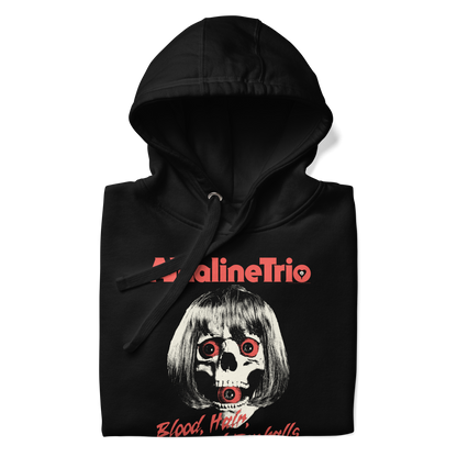 Alkaline Trio Wig Skull Hoodie Black