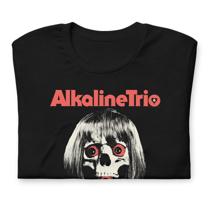 Alkaline Trio Wig Skull T-Shirt Black