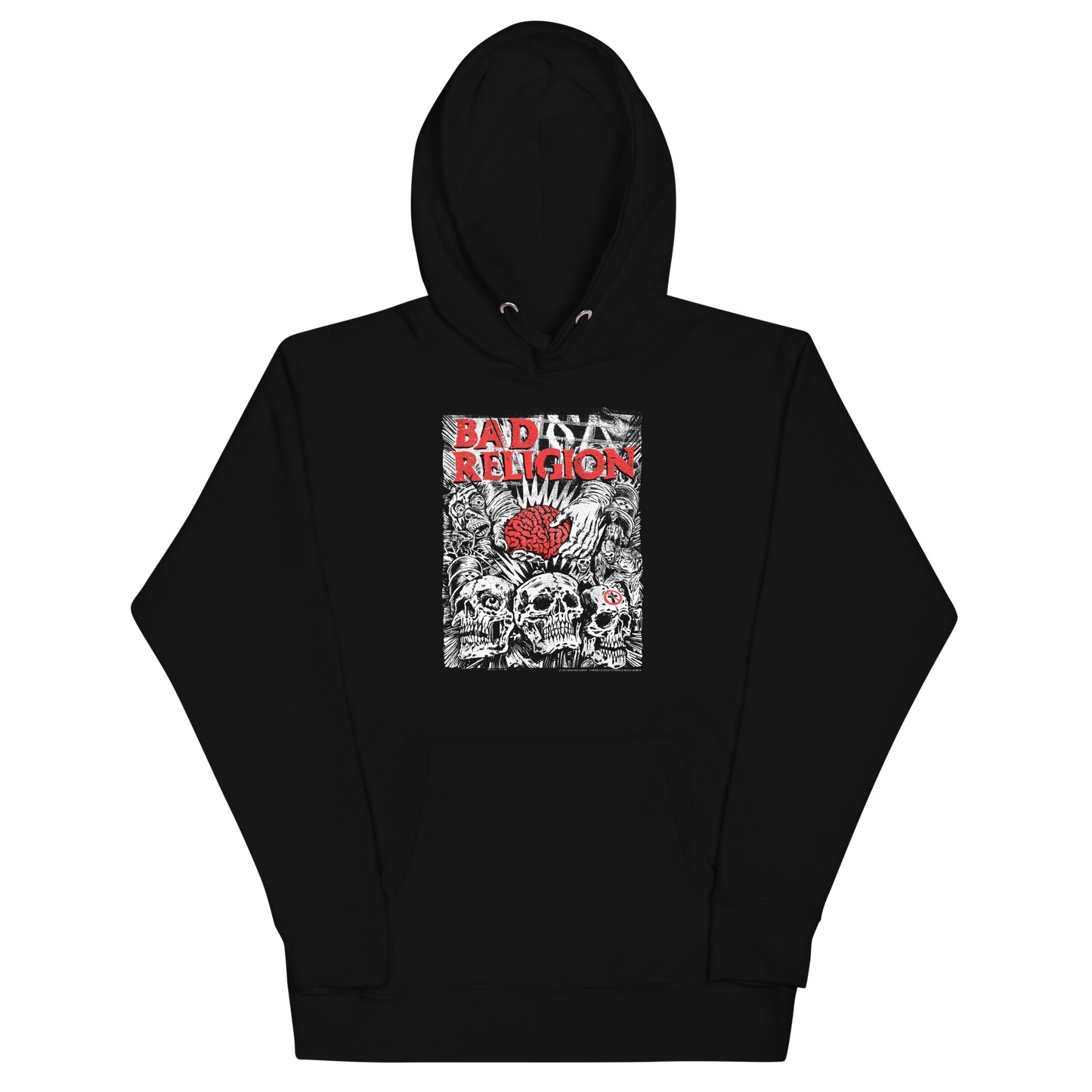 Bad Religion Brains Hoodie Black