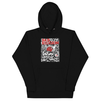 Bad Religion Brains Hoodie Black
