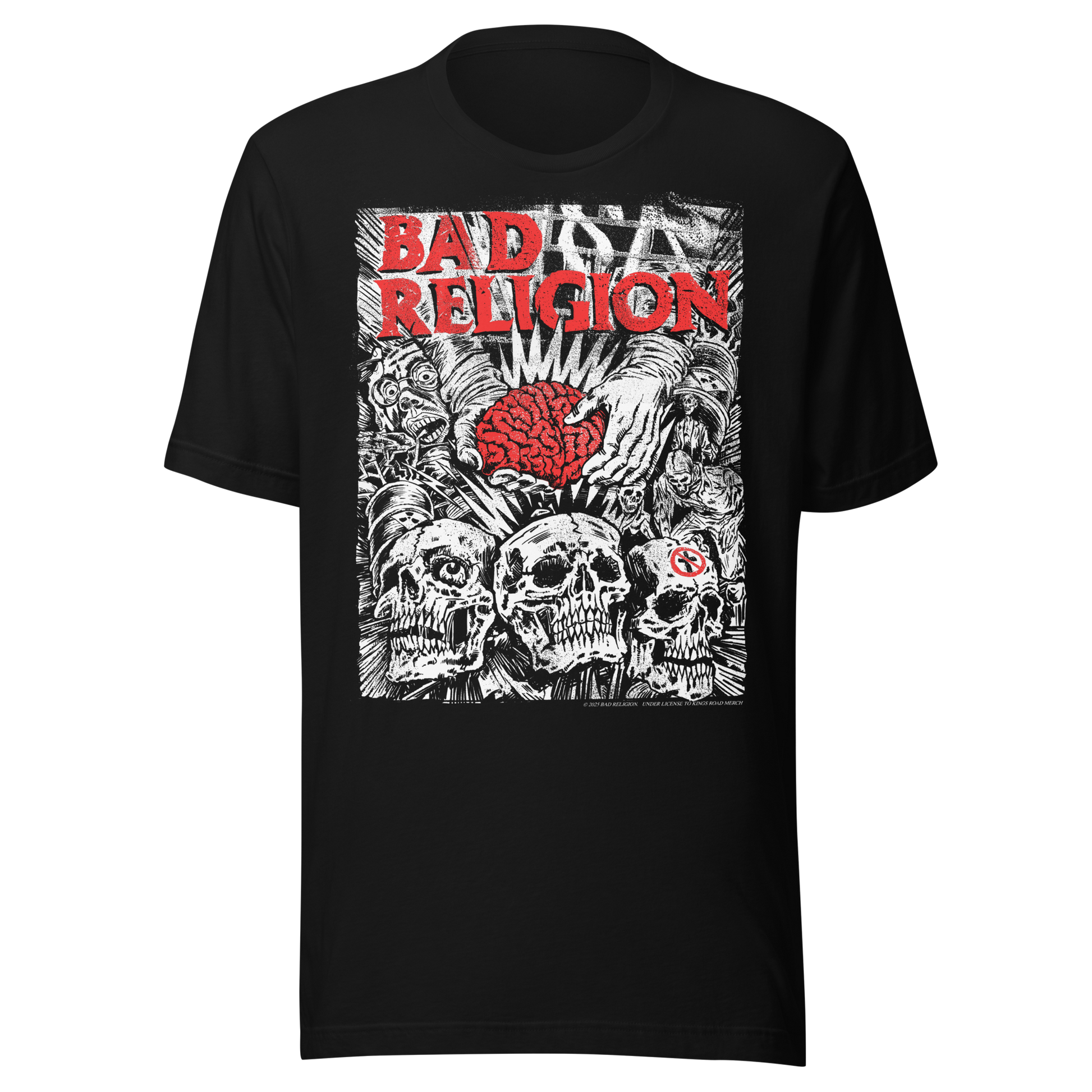 Bad Religion Brains T-Shirt Black