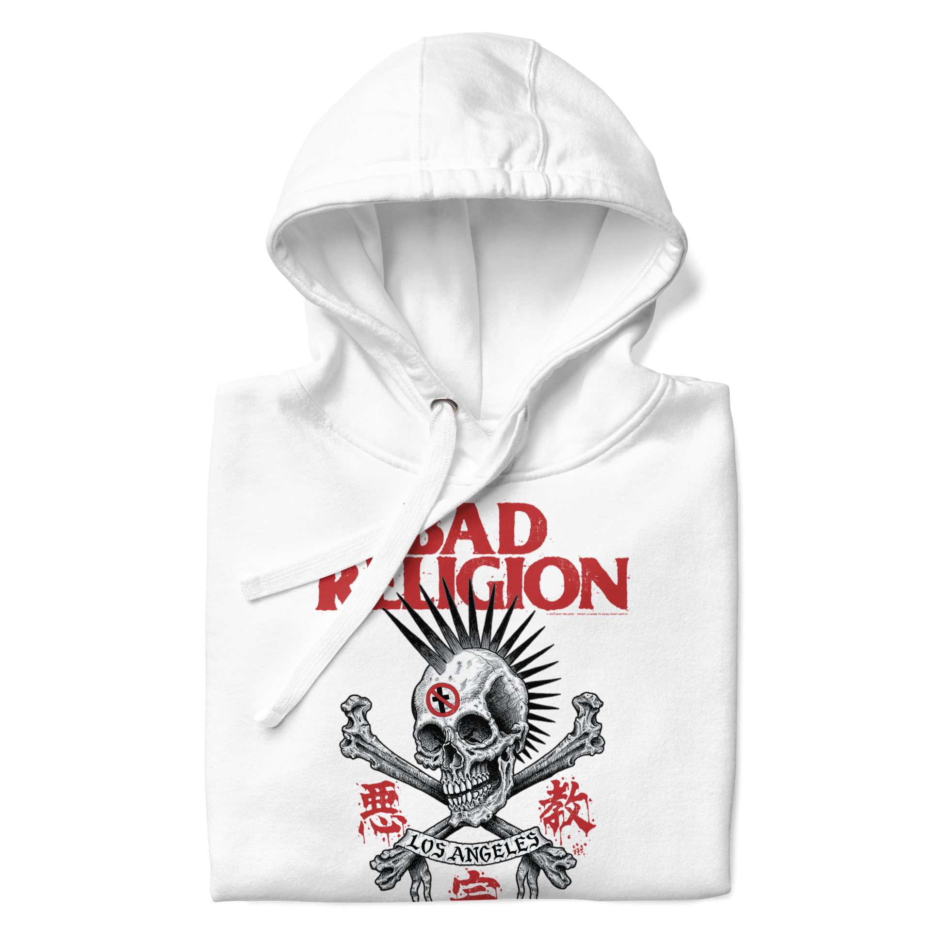 Bad Religion City of Angels Hoodie White