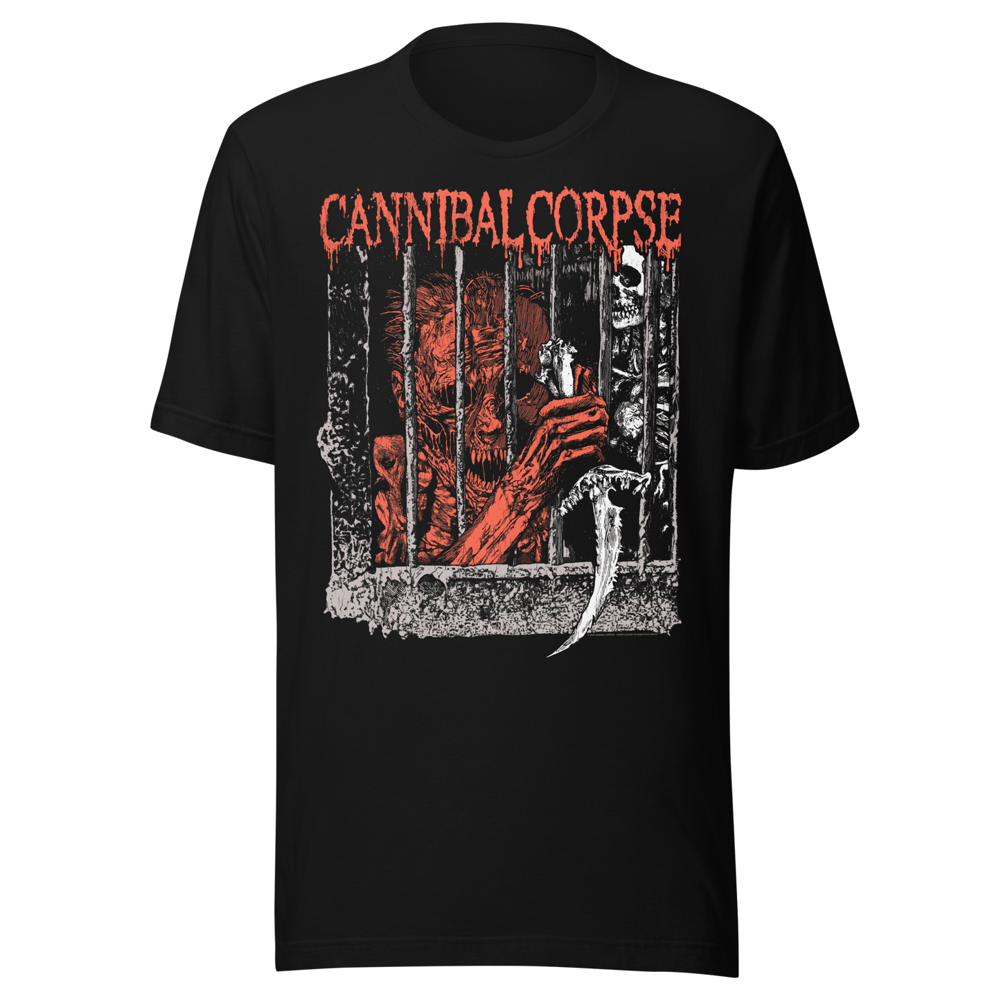 Cannibal Corpse Behind Bars T-Shirt Black