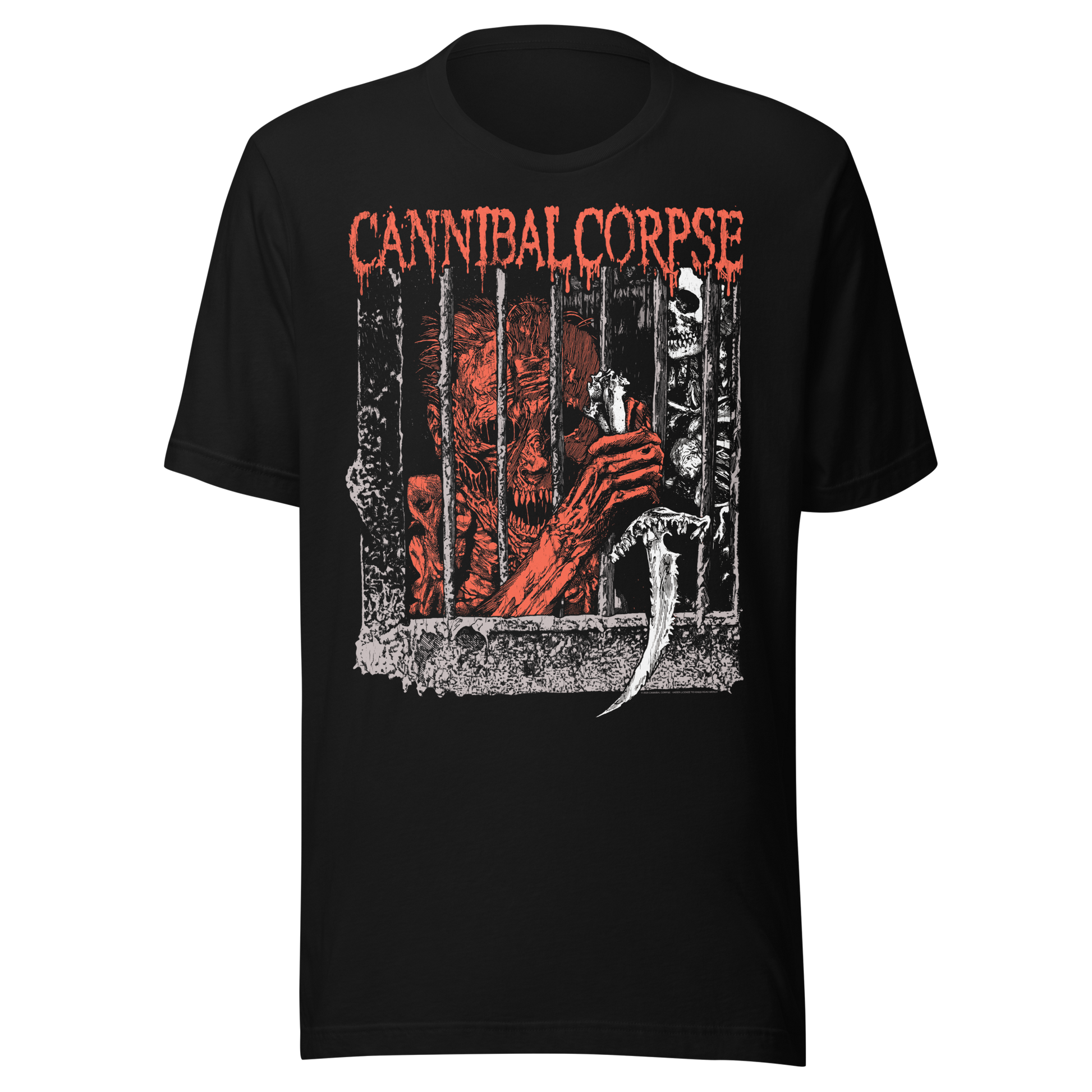 Cannibal Corpse Behind Bars T-Shirt Black