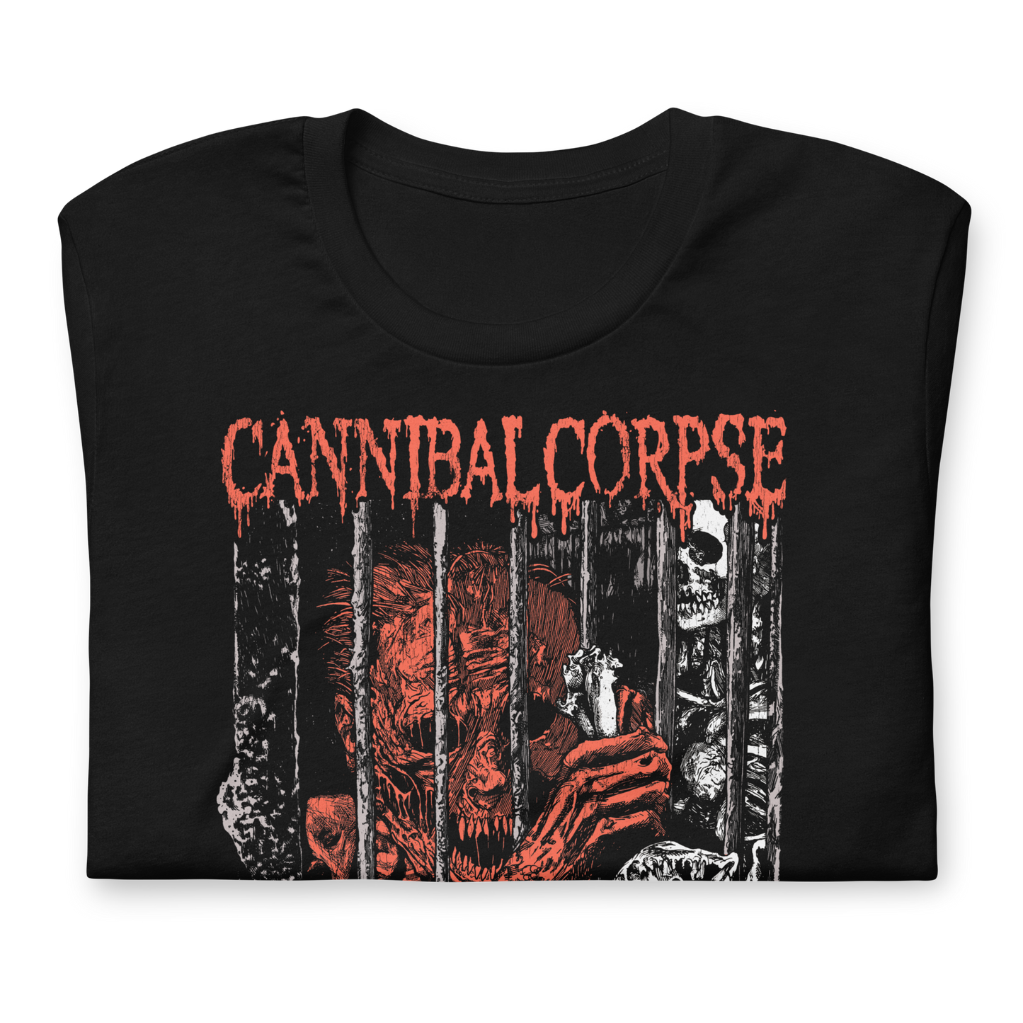Cannibal Corpse Behind Bars T-Shirt Black