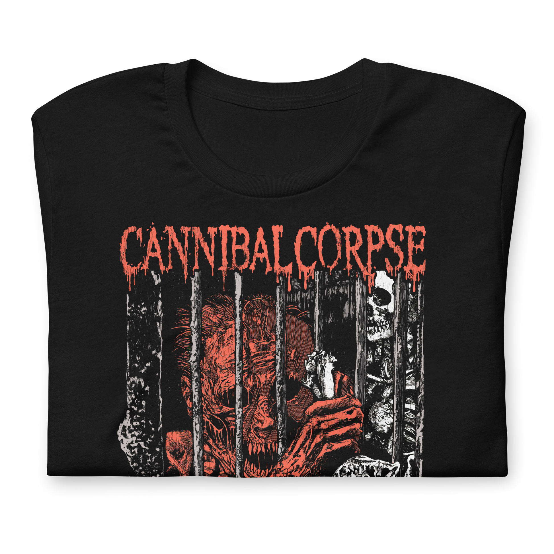 Cannibal Corpse Behind Bars T-Shirt Black