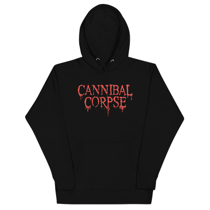 Cannibal Corpse Blood Drip Logo Hoodie Black