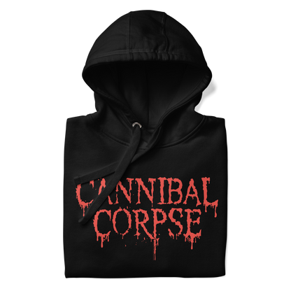 Cannibal Corpse Blood Drip Logo Hoodie Black