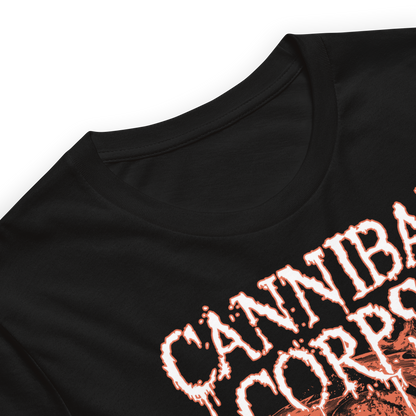 Cannibal Corpse White Drip Logo T-Shirt Black