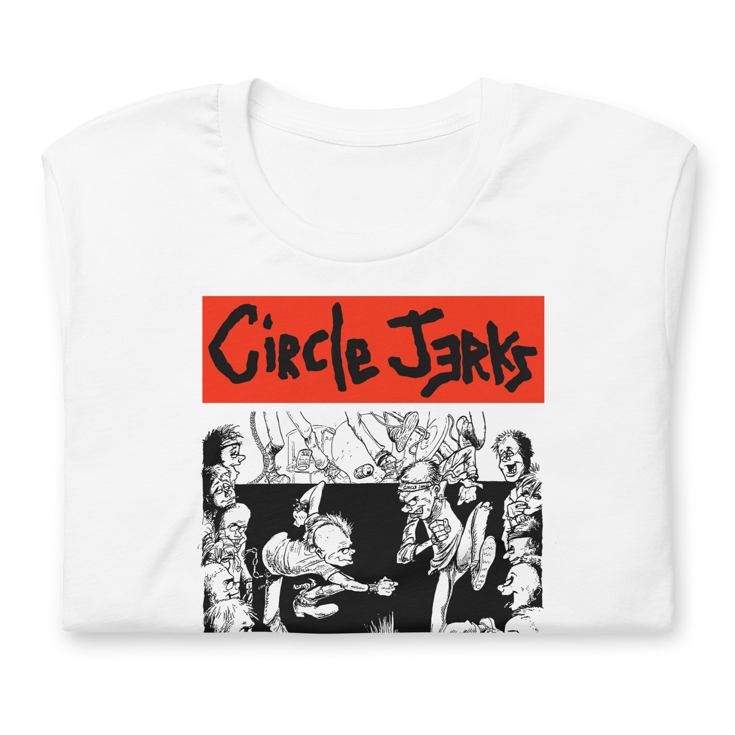 Circle Jerks 1985 American Tour Vintage T-Shirt White