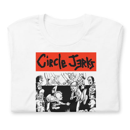 Circle Jerks 1985 American Tour Vintage T-Shirt White