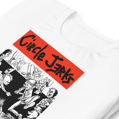 Circle Jerks 1985 American Tour Vintage T-Shirt White