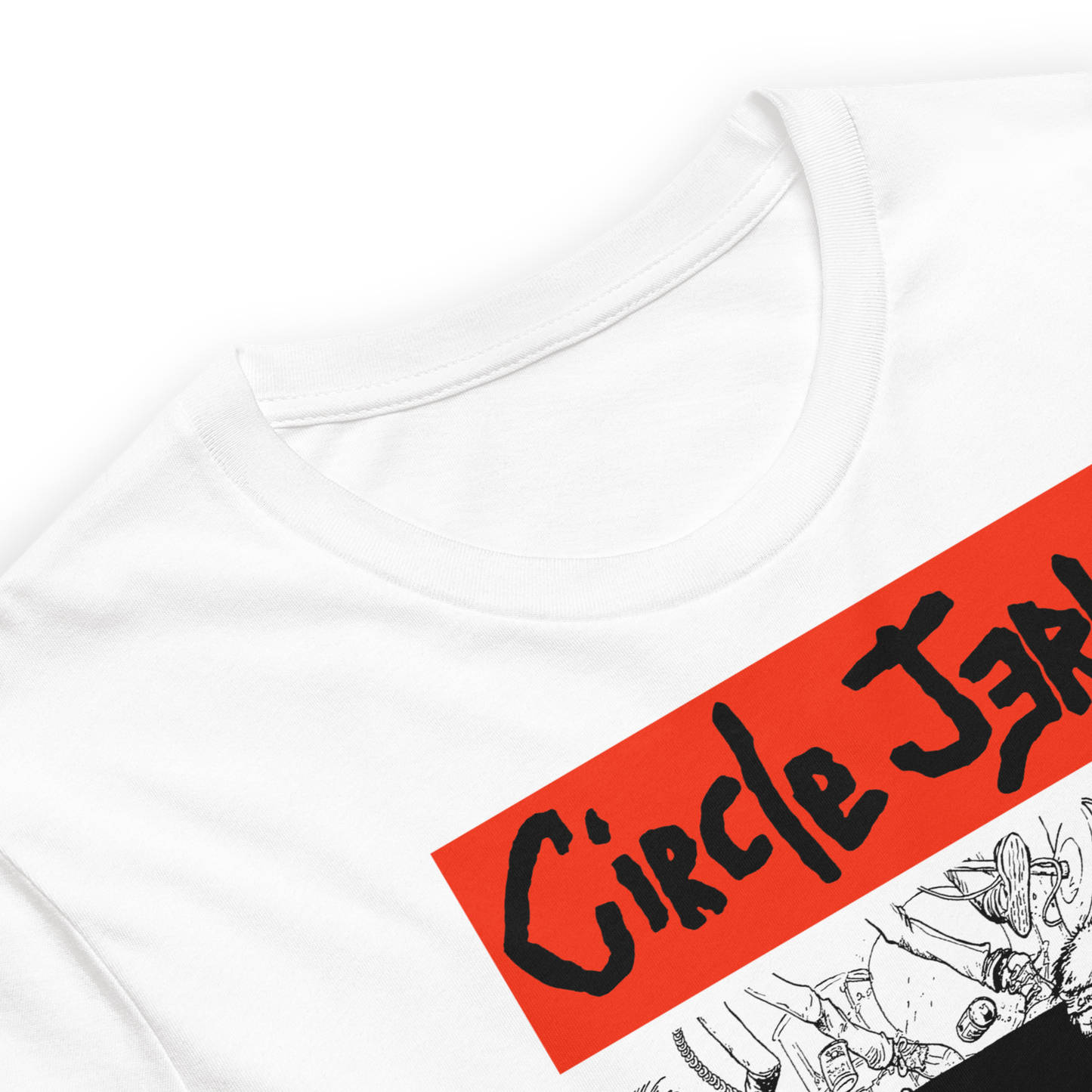Circle Jerks 1985 American Tour Vintage T-Shirt White