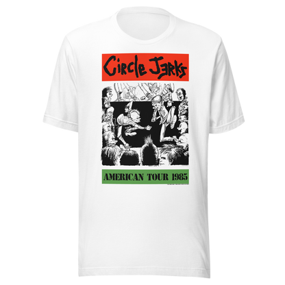 Circle Jerks 1985 American Tour Vintage T-Shirt White