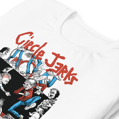 Circle Jerks 1986 Wonderful Tour Vintage T-Shirt White
