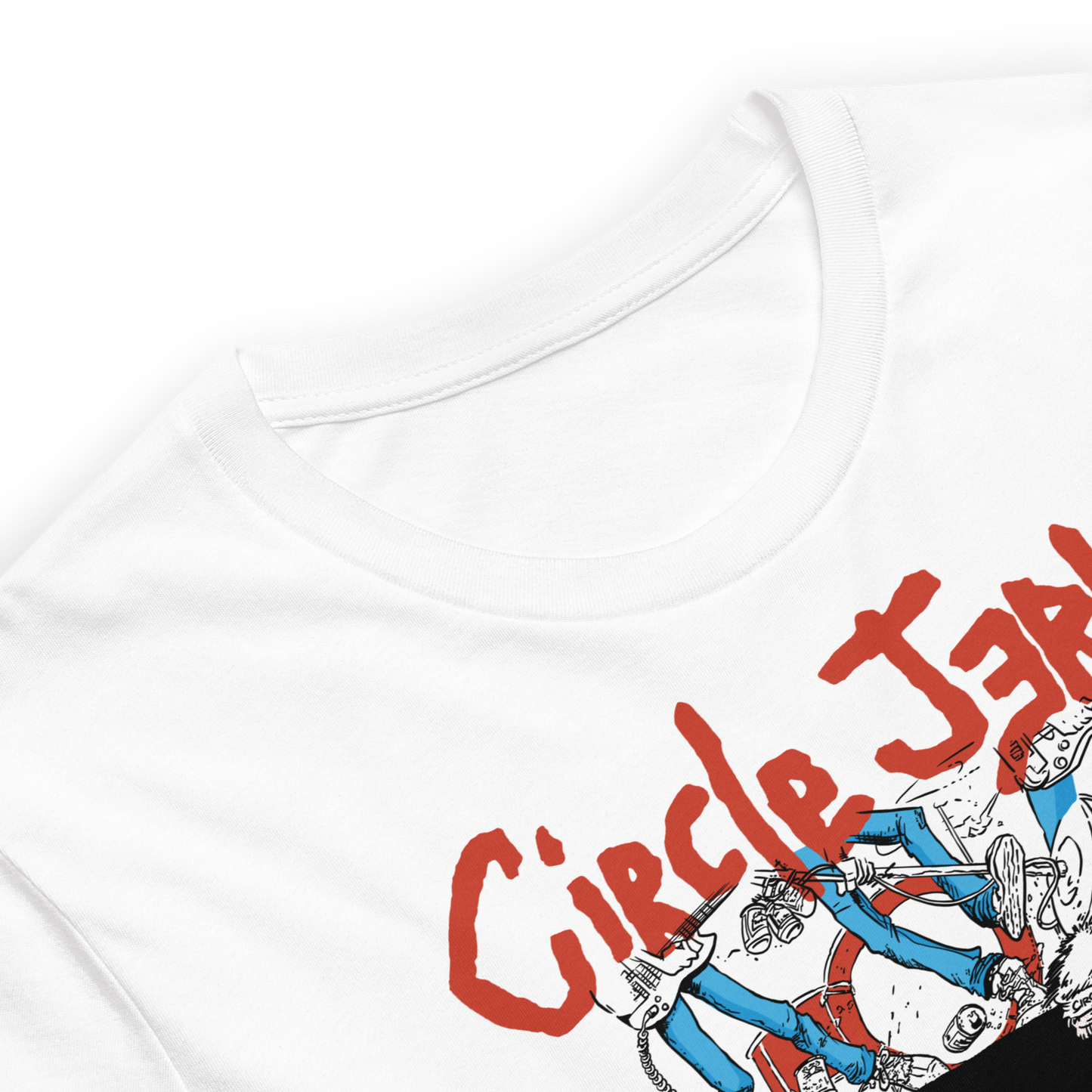 Circle Jerks 1986 Wonderful Tour Vintage T-Shirt White