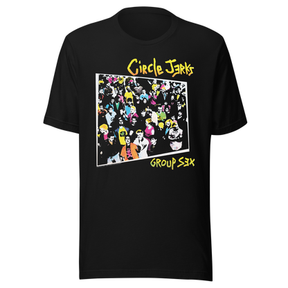 Circle Jerks Group Sex T-Shirt Black