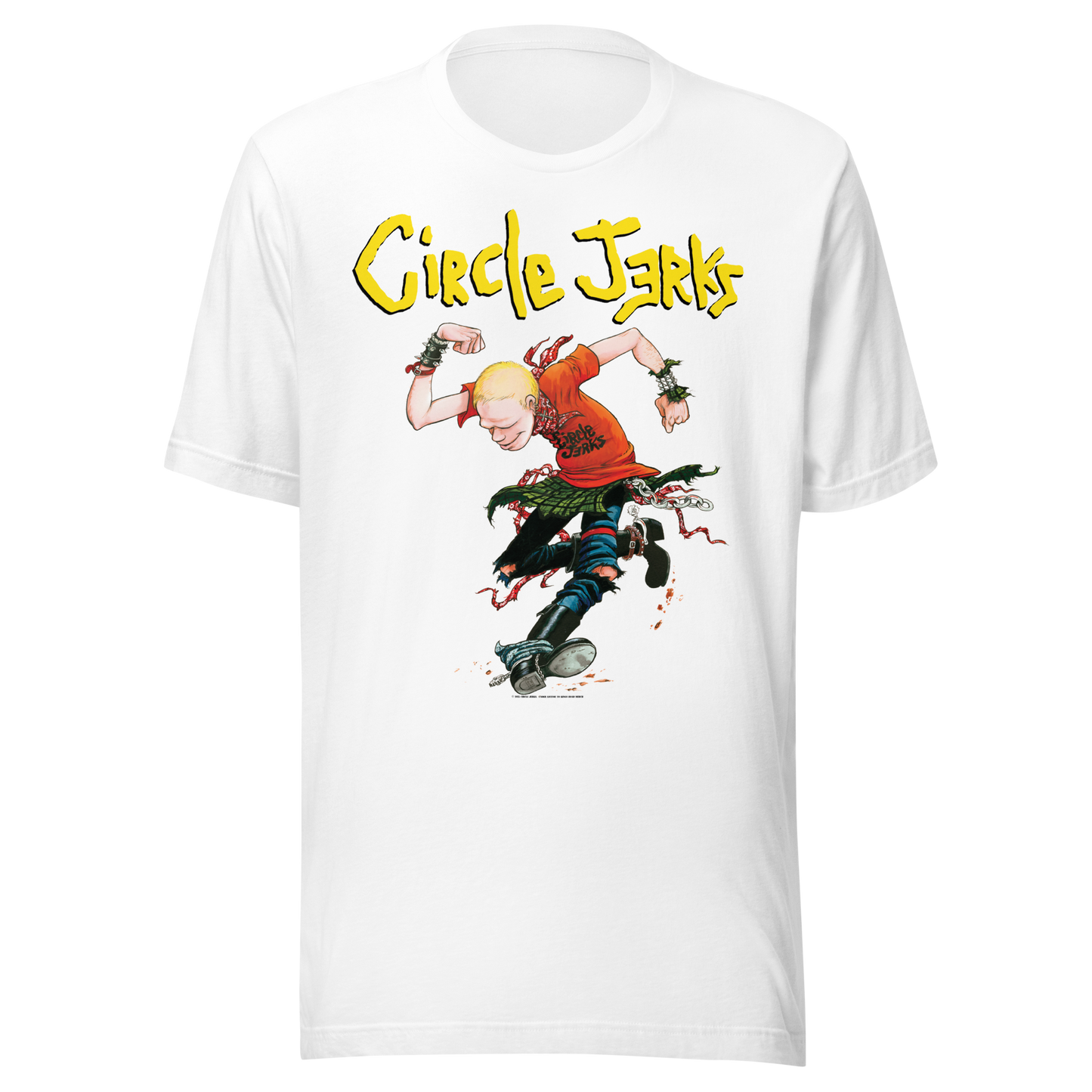 Circle Jerks Kick It T-Shirt White